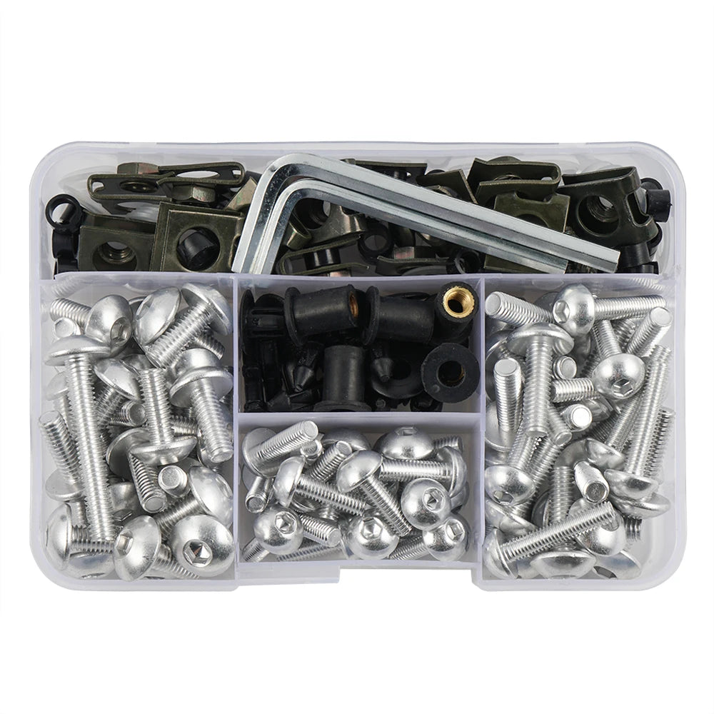 Fairing Bolt Kit – 190PCS Screw Set | Universal