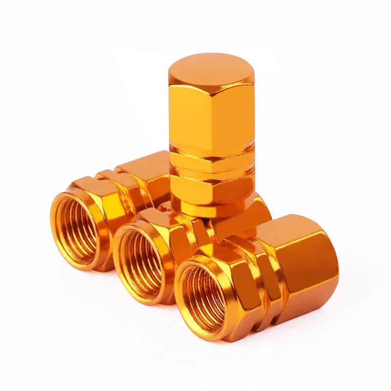 Tire Valve Caps – Aluminum Covers 4PCS | Universal