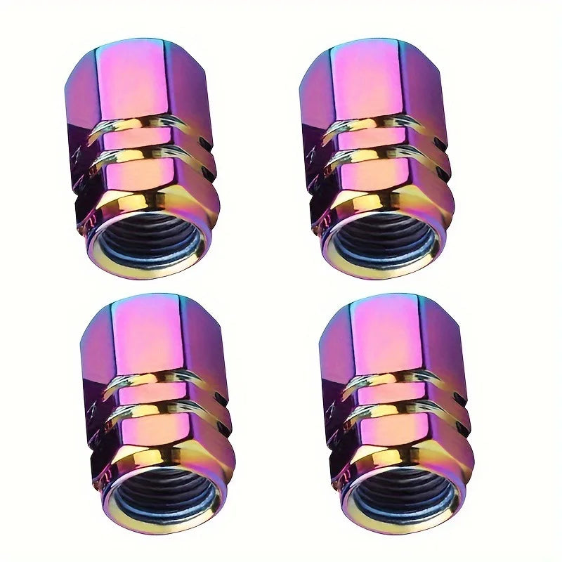 Tire Valve Caps – Aluminum Covers 4PCS | Universal