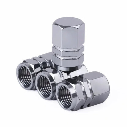 Tire Valve Caps – Aluminum Covers 4PCS | Universal