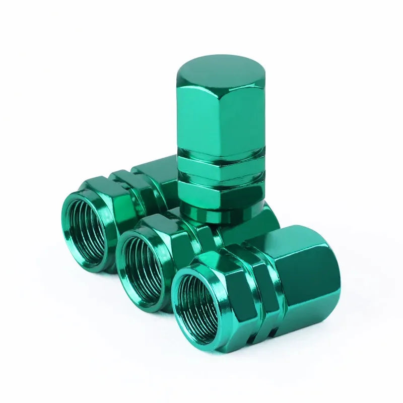 Tire Valve Caps – Aluminum Covers 4PCS | Universal