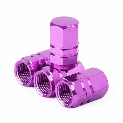Tire Valve Caps – Aluminum Covers 4PCS | Universal