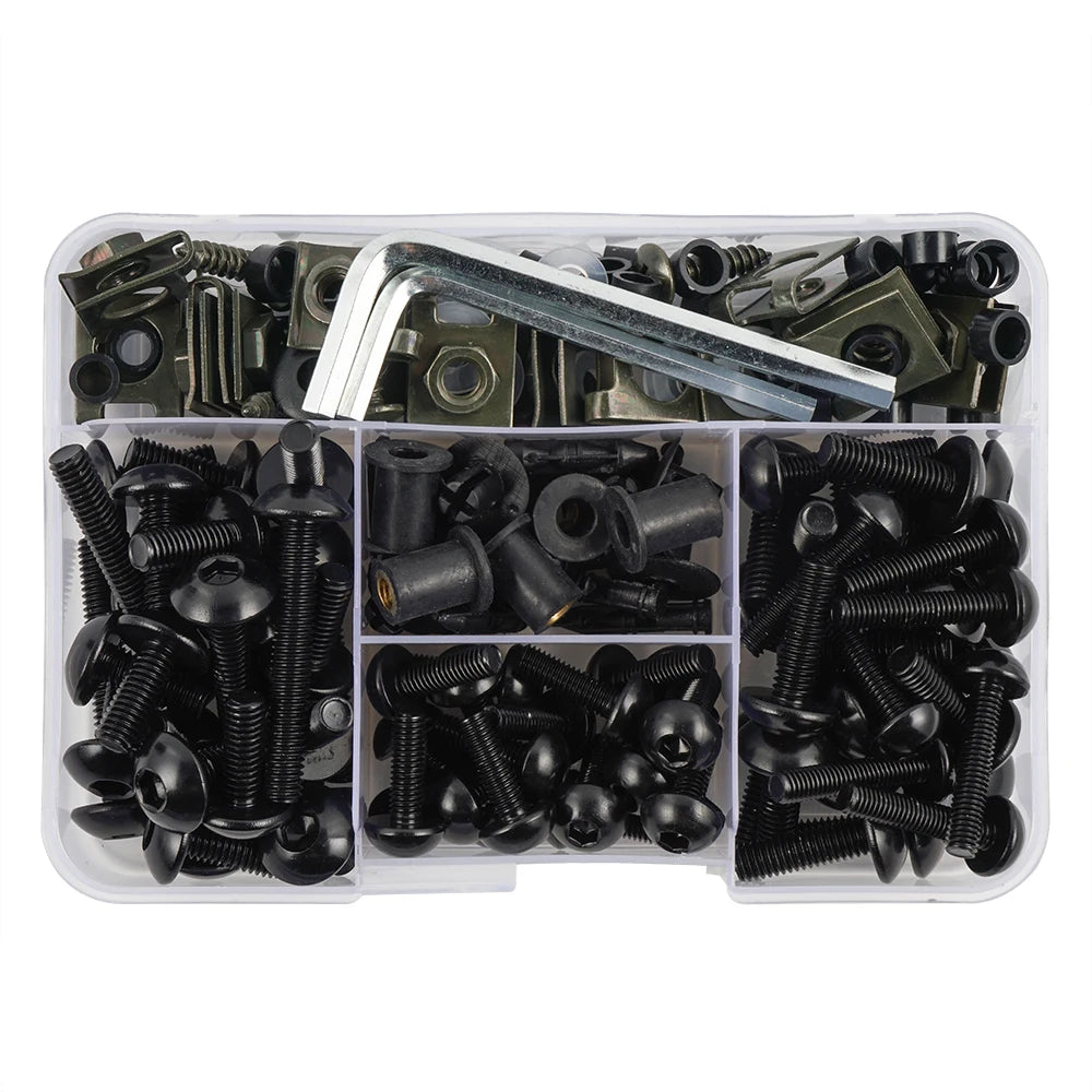 Fairing Bolt Kit – 190PCS Screw Set | Universal
