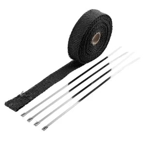 Exhaust Heat Wrap | Fiberglass Thermal Tape 5M