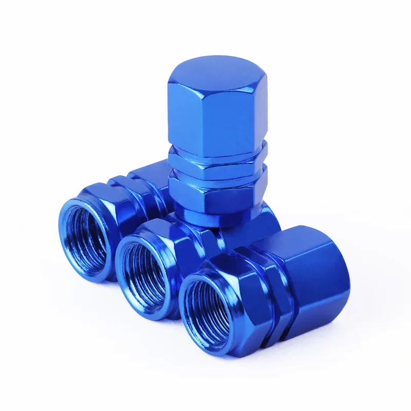 Tire Valve Caps – Aluminum Covers 4PCS | Universal