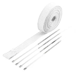 Exhaust Heat Wrap | Fiberglass Thermal Tape 5M